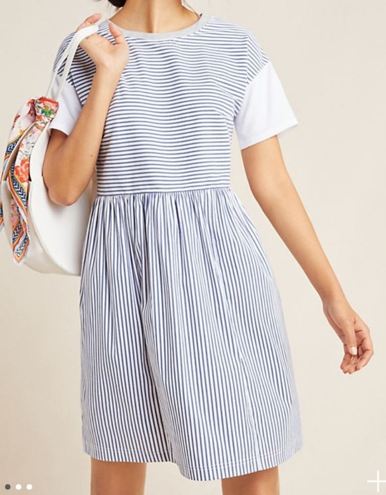 Anthropologie Sunday Striped Dress